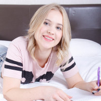 Blonde teen babe Nikki Hill drops denim shorts and takes it anally