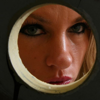 Blonde Amanda Blow sucking huge penis at gloryhole