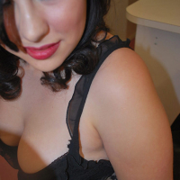 Plump teen posing in beautiful blue lingerie