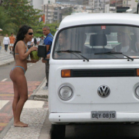 Beautiful blue gstring brazilain loves to get pounded