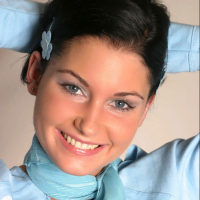 Beautiful brunette teen Dana Lightspeed looking hot in blue