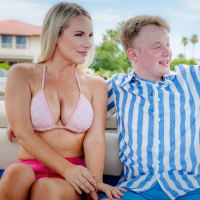 Cock hungry blonde MILF Bunny Madison craves for some big fresh meatpole