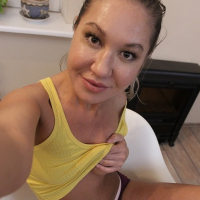 Hot Nikki Dikki looks seductive wearing panties