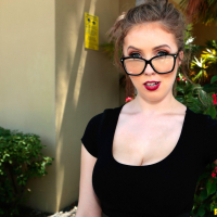 Busty hottie Lena Paul rides a big cock in her heels