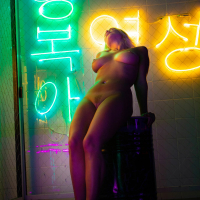 Slutty Darina Nikitina strips and dances in club