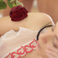 Luna Ora is seduced by hottie Tess into erotic lesbian lovemaking