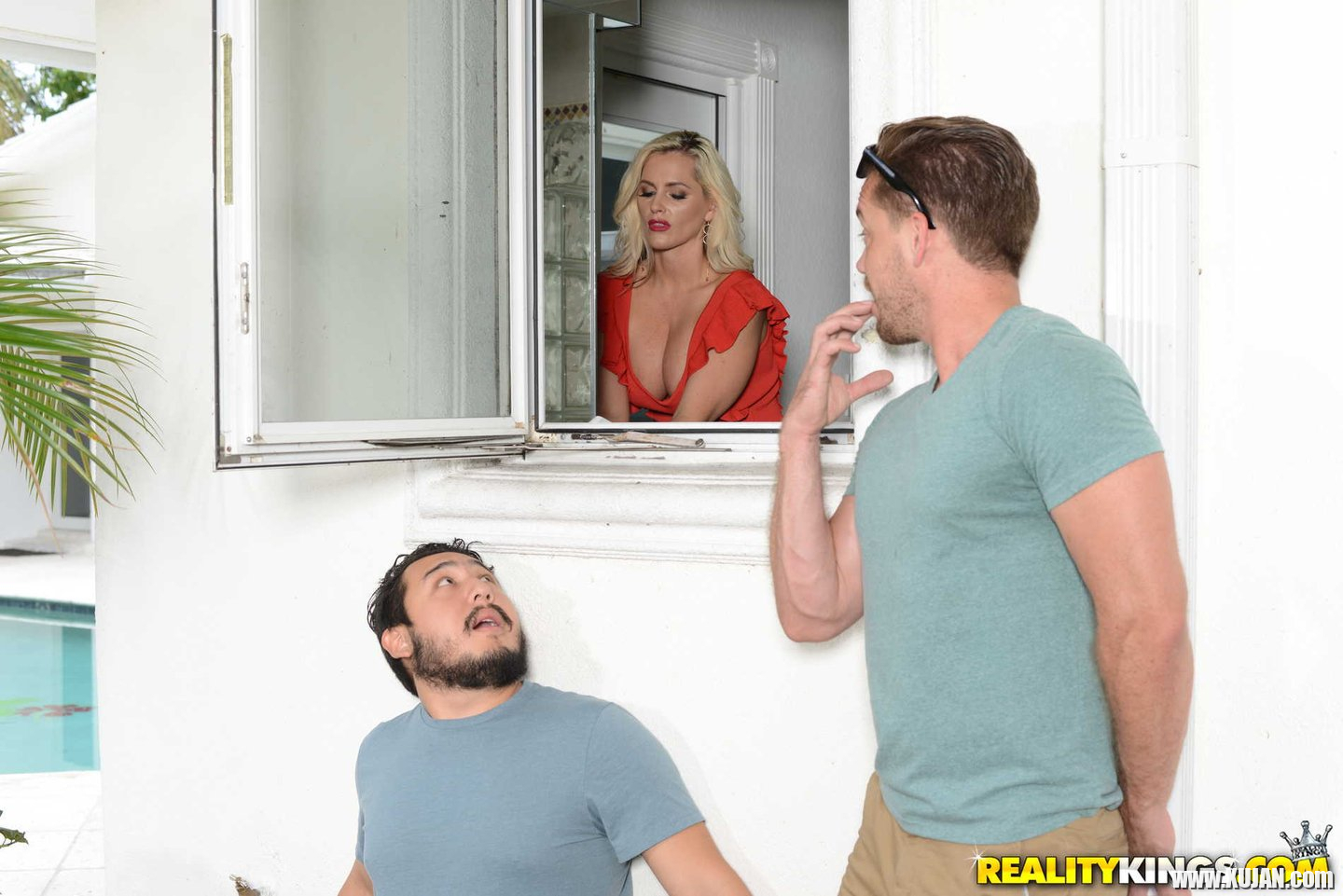 Blonde Milf Alena Croft gets fucked in the Shower - Photo #1659519