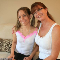 Mom Showing Her Slutty Daughter How To Suck Stiff Rod