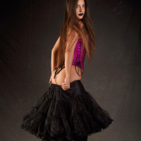 Pretty girl Lorena Garcia shows her goth side in Sioneca