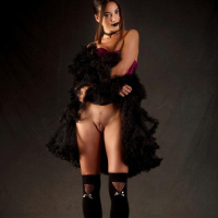 Pretty girl Lorena Garcia shows her goth side in Sioneca