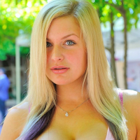 Danielle FTV pops out her big natural boobs in public