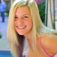 Danielle FTV pops out her big natural boobs in public