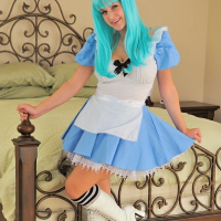 Danielle FTV dressed in her naughty halloween costume