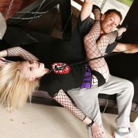 Lola Taylor gets two men to ruin her pussy and ass in extreme threesome