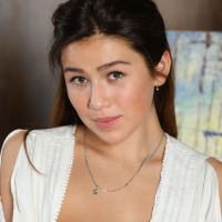 Petite brunette with a tight body