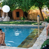 Darcy Tyler gets her pussy filled poolside