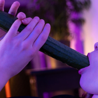 Horny nympho Ginger Mary sticks a long cucumber in her twat