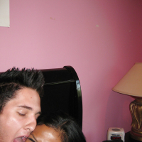 Amateur Latina teen babe Emy Reyes giving a blowjob and fucking hard