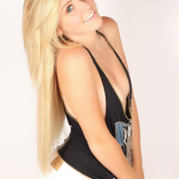 Cute blonde tease