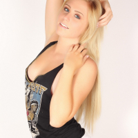 Cute blonde tease