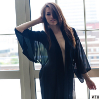 Caitlin McSwain teasing with her flawless Curves