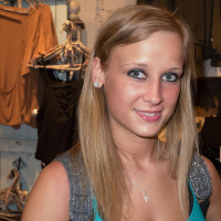 Busty blonde coed Alice Wonder shares some hot pics from her vacation