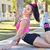 Sexy Sophia Sultry shows her amazingly fit body