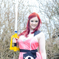 Cosplay Porn Star Jaye Rose showing her big Butt