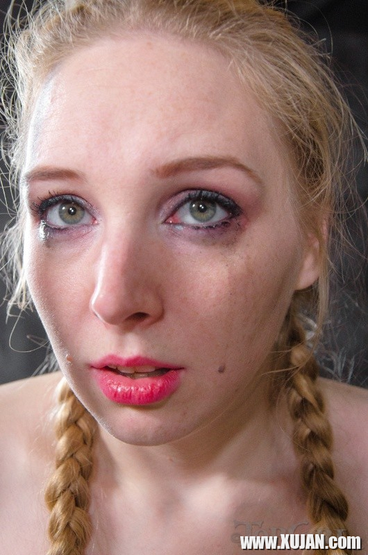 Delirious Hunter in hot red dress is bound and strapon fucked by lezdom - Photo #1711804