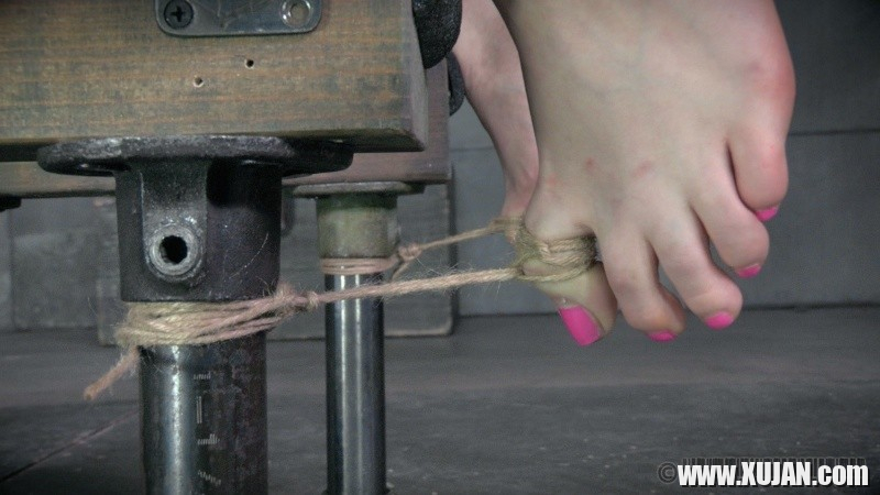 Delirious Hunter blonde is bound her tits clamped and ass spanked - Photo #1711819