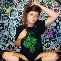 Sexy redhead showing off her perfect natural tits OFlilmoonhippie