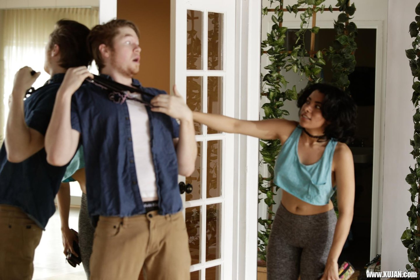 Exotic Teen Maya Morena blowing horny Guy - Photo #1716232
