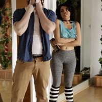 Exotic Teen Maya Morena blowing horny Guy