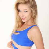 Beautiful blonde teen Genevieve gives you her hot body