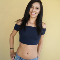Skinny Kara Faux showing her tight Body