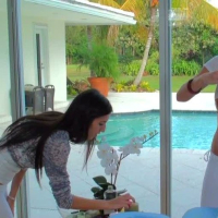 April ONeil massages the ass and licks the pussy