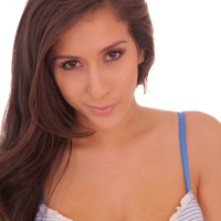 Sweet babe April Oneil touch her pussy