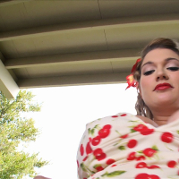 Beautiful Cassandra Calogera revealing huge natural boobs and plump ass
