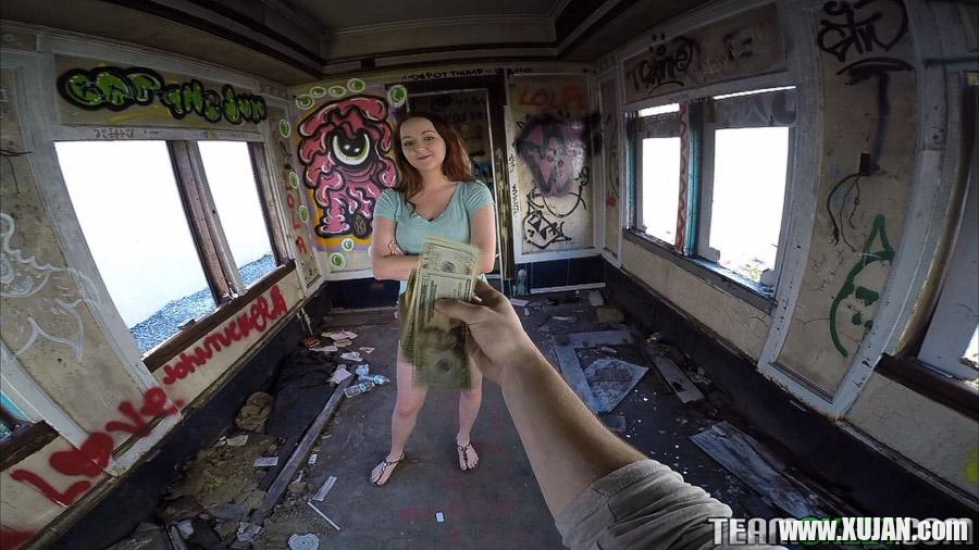 Brunette coed Leigh Rose puts out in exchange for cash - Photo #1727145