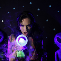 Hot gamer girl Misha Montana on top of sex machine