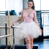 Hot ballerinas Mary Moody and Vera King having lesbian fuck session