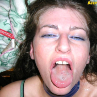 Sabrina Deep does excellent throatjob and gets covered in cum