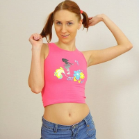 Dirty teen Sabrina Redhart gives head and gets deep throated