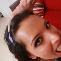 Sabrina Sweet deep throats a huge cock and gets fucked senseless