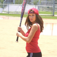 Crissy Moran plays ball