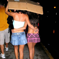 Crissy Moran public flashing in Key West