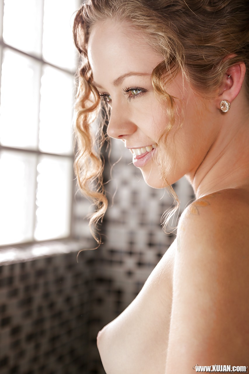 Tattooed Kimber Day in thong strips to flaunt nice tits hot ass in shower - Photo #1769446
