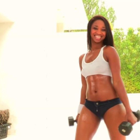 Fit pornstar Jade Nacole works out before sex