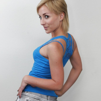 Fuckable blonde babe Lexi Swallow uncovering her seductive curves