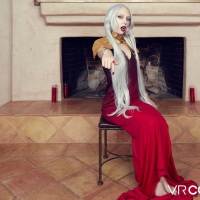 Braylin Bailey gets her cunt smashed while cosplaying Castlevania